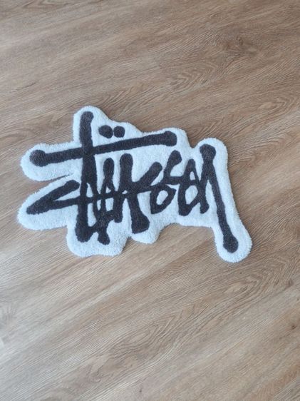 ไหมพรมแต่งห้อง Hands made ลาย stüssy  รูปที่ 6