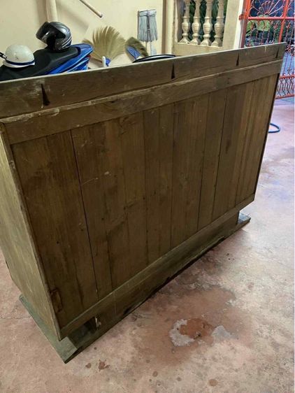 ตู้ไซบอท ขาแชมเปญไม้สักทั้งหลัง รูปที่ 7