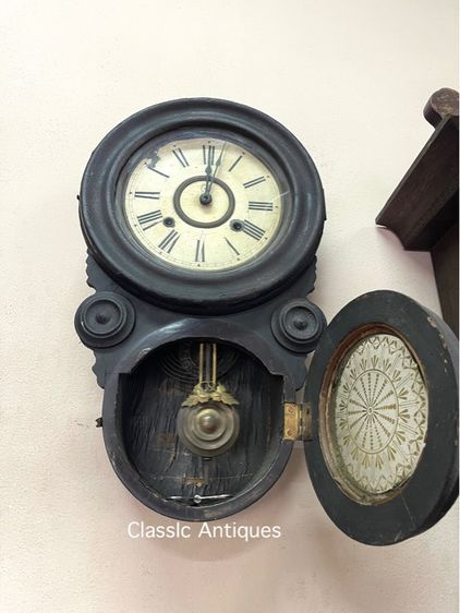 นาฬิกา แขวนผนัง โบราณ เก่าสะสม รูปที่ 9
