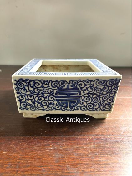 กระถางกังไส ลายคราม สะสม รูปที่ 3