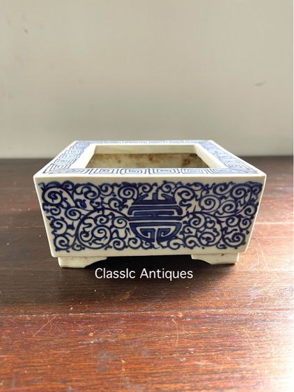 กระถางกังไส ลายคราม สะสม รูปที่ 2