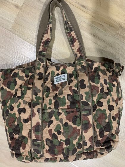 ขาย Tote bag ลายพรางทหาร CAMO งาน ROOTOTE แบรนด์นอก ใส่ของได้จุมากๆ รูปที่ 7