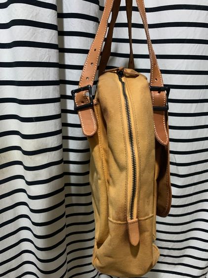 ขาย Shoulder Bag ใช้สะพาย หรือถือได้ เป็นกระเป๋าแบรนด์นอก ผลิตจากผ้า CANVAS สวยๆ ผสมหนังแท้  รูปที่ 4
