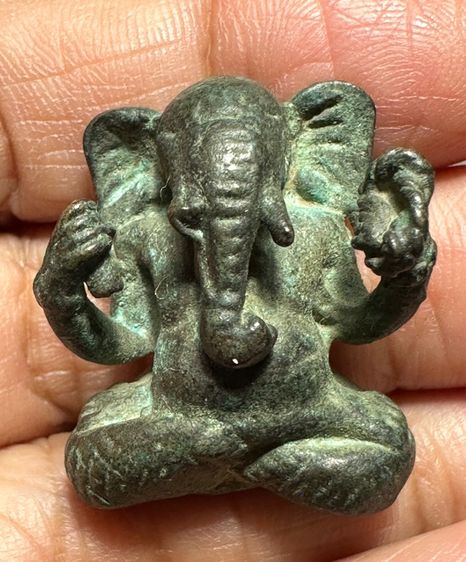 🙏หล่อโบราณพระพิฆเนศ เนื้อสัมฤทธิ์🙏ภาพ กรมหวงชุมพร  องค์ละ1550 รูปที่ 6