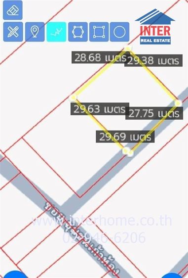 ที่ดินเปล่า 225.1 ตร.ว. ที่ดินเปล่า ซอยชุมชนเก้าห้อง ถนนประชาอุทิศ ถนนซอยประชาอุทิศ90 เขตทุ่งครุ กรุงเทพมหานคร รูปที่ 4