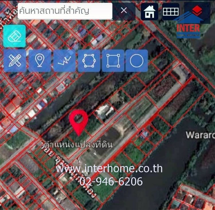 ที่ดินเปล่า 225.1 ตร.ว. ที่ดินเปล่า ซอยชุมชนเก้าห้อง ถนนประชาอุทิศ ถนนซอยประชาอุทิศ90 เขตทุ่งครุ กรุงเทพมหานคร รูปที่ 2