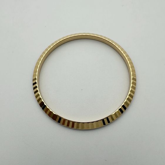 โลหะ ขอบทอง Rolex แท้ Fluted bazel18kYG