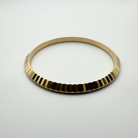 ขอบทอง Rolex แท้ Fluted bazel18kYG รูปที่ 2