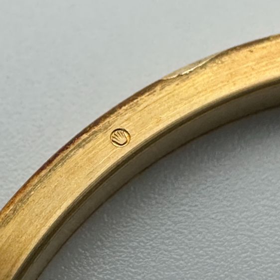 ขอบทอง Rolex แท้ Fluted bazel18kYG รูปที่ 5