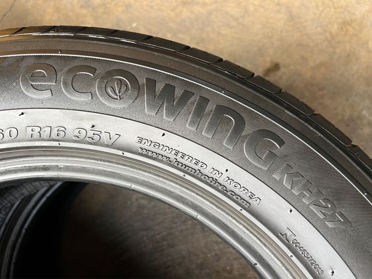 ยาง KUMHO 215 60 16 คู่ 800 บาท ไม่ปะ รูปที่ 7