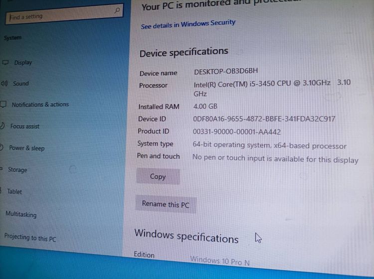 คอมชุด+จอ20นิ้ว Atec intel Core i5-3450 CPU 3.10 GHz. ขาย 1390 บาท  รูปที่ 8