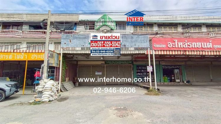 อาคารพาณิชย์ 3 ชั้น 33.7 ตร.ว. อาคารพาณิชย์ ใกล้โรงพยาบาลปากเกร็ด2 ถนนสะพานนนทบุรี-บางบัวทอง ถนน345 ปากเกร็ด นนทบุรี