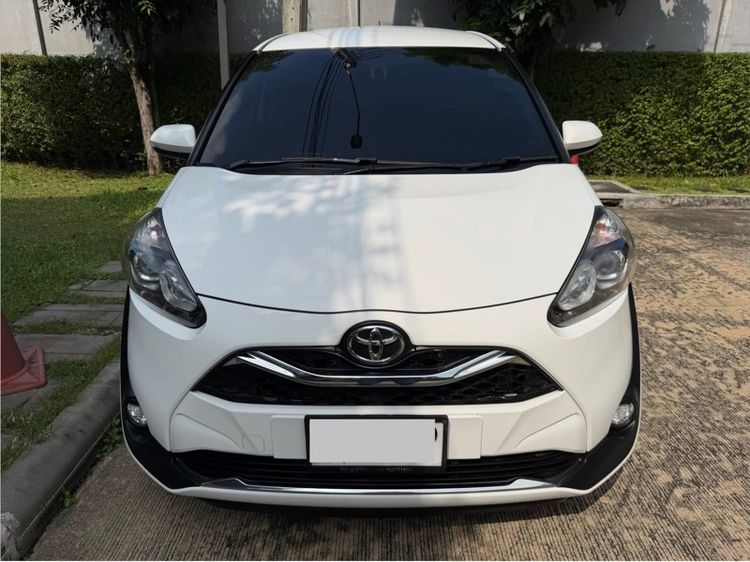 Toyota Sienta 2019 1.5 G Utility-car เบนซิน ไม่ติดแก๊ส เกียร์อัตโนมัติ ขาว รูปที่ 2