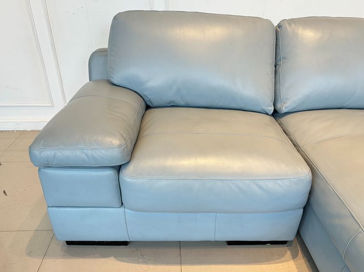 โซฟาแอล 3 ที่นั่ง แบรนด์ JAZ เบาะหนังแท้ผิวสัมผัส รูปที่ 8