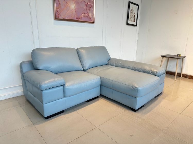 โซฟาแอล 3 ที่นั่ง แบรนด์ JAZ เบาะหนังแท้ผิวสัมผัส รูปที่ 3