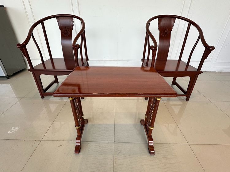 ชุดรับแขกไม้สัก 2 ที่นั่ง (แบบที่ 2)  รูปที่ 7