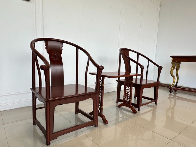 ชุดรับแขกไม้สัก 2 ที่นั่ง (แบบที่ 2)  รูปที่ 2