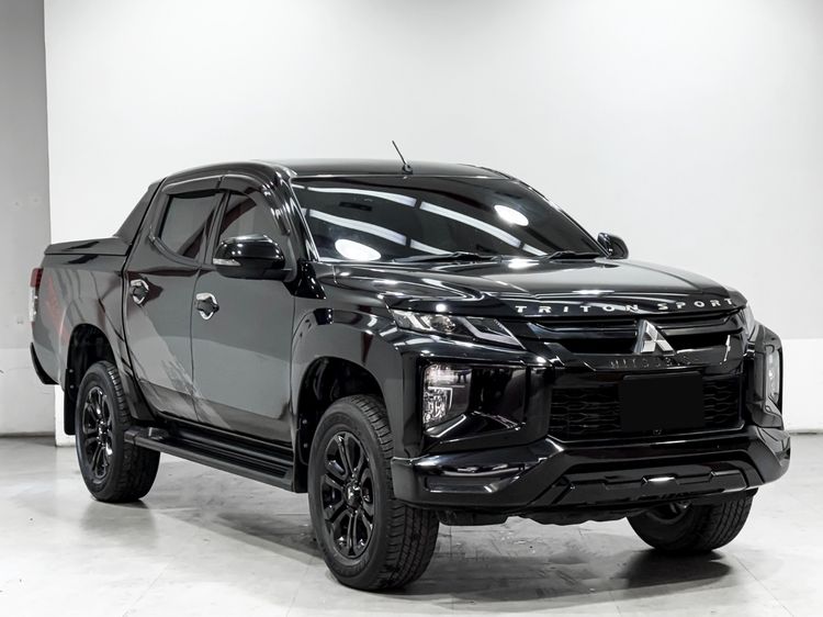 Mitsubishi Triton 2021 All New Double Cab 2.4 GT Plus ATHLETE Pickup ดีเซล เกียร์อัตโนมัติ ดำ รูปที่ 3