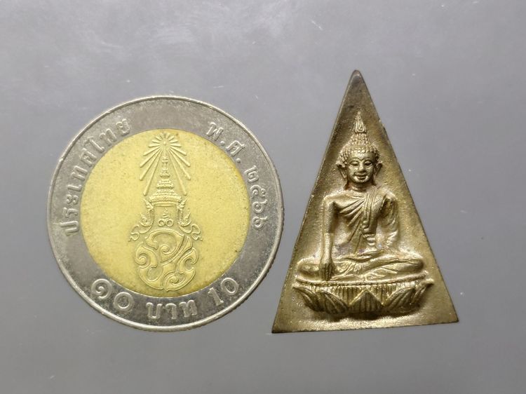 พระสมเด็จนางพญาจิตรลดา สก.5 รอบ พระราชินี ปี2535 เนื้อโลหะผสม พิมพ์ใหญ่ พร้อมตลับเดิม รูปที่ 5