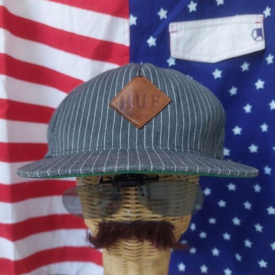 🧢HUF🇺🇲USA หมวกแก๊ปแบรนด์ สภาพสวย