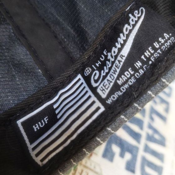 🧢HUF🇺🇲USA หมวกแก๊ปแบรนด์ สภาพสวย รูปที่ 10