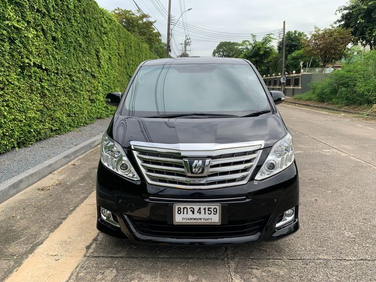 Toyota Alphard 2014 2.4 V Utility-car เบนซิน ไม่ติดแก๊ส เกียร์อัตโนมัติ ดำ รูปที่ 2
