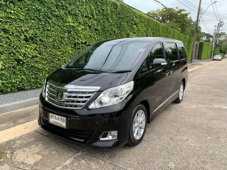 รถ Toyota Alphard 2.4 V สี ดำ