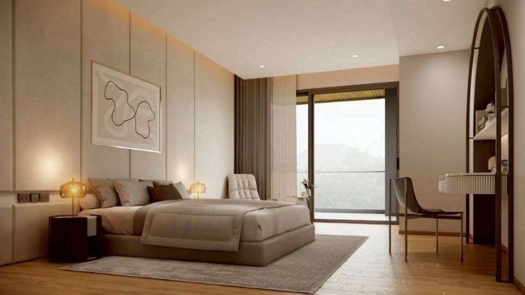 มีบางส่วน ให้เช่าบ้านเดี่ยว 3 ชั้น โครงการไฮด์พาร์ค การ์เด้น ประชาอุทิศ 19 ดอนเมือง ระดับลักซ์ชัวรี่ สไตล์ Modern Tropical รูปที่ 4