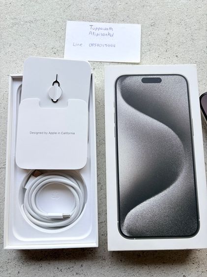 iPhone 15 Pro Max 512 GB White titanium รูปที่ 8