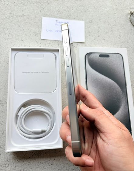 iPhone 15 Pro Max 512 GB White titanium รูปที่ 9