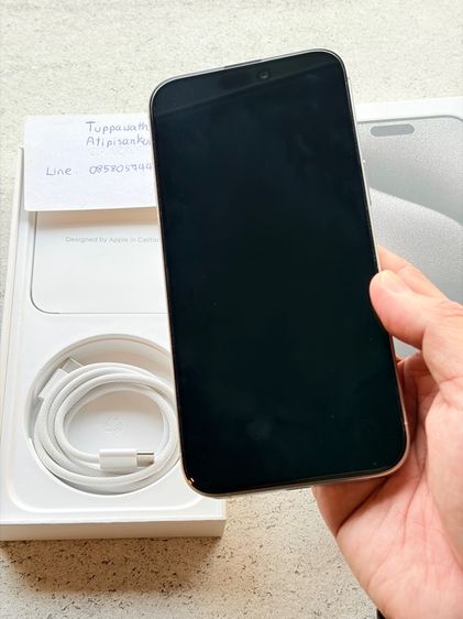 iPhone 15 Pro Max 512 GB White titanium รูปที่ 6