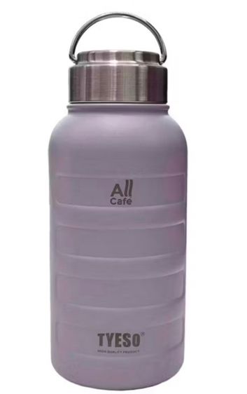 กระบอกน้ำสเตนเลสTYESO x All Cafe 25oz. สีม่วง