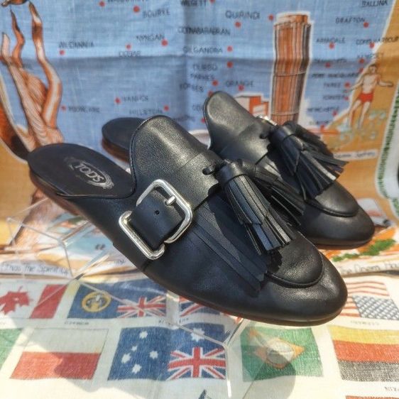 🇮🇪TOD'S🇮🇪Open-back Loafer สภาพสวย✨️