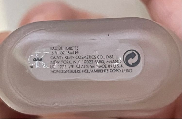 Ck one จาก Calvin Klein ขนาดจิ๋ว รูปที่ 3
