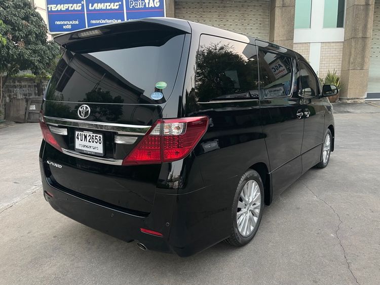 Toyota Alphard 2014 2.4 SC Van เบนซิน ไม่ติดแก๊ส เกียร์อัตโนมัติ ดำ รูปที่ 4