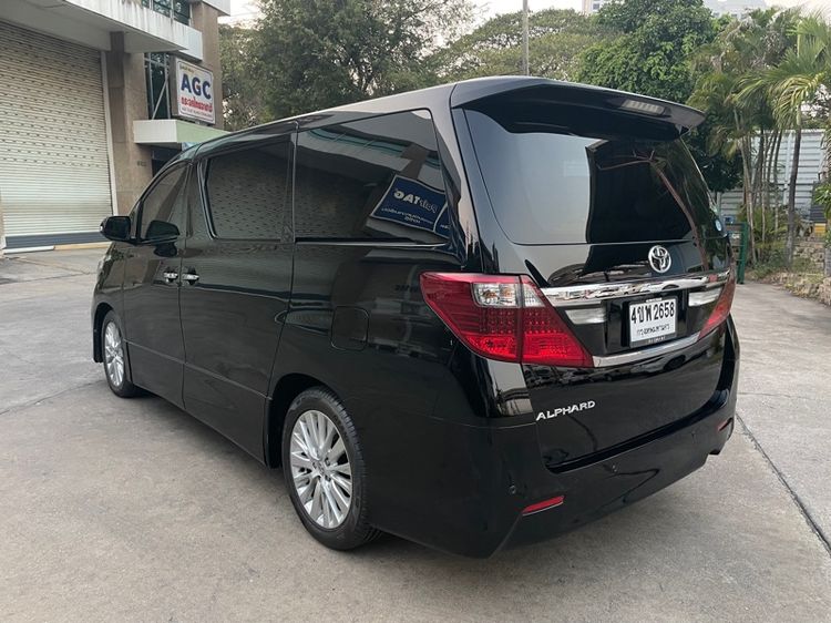 Toyota Alphard 2014 2.4 SC Van เบนซิน ไม่ติดแก๊ส เกียร์อัตโนมัติ ดำ รูปที่ 3