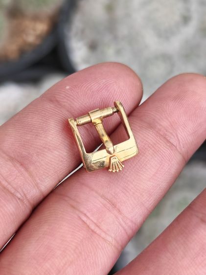 หัวเข็มขัดแท้ Vintage Rolex Buckle 18k ใส่กับสายหนังขนาด 10 มิล ใครหาอยู่จัดไปแบ่งปันครับ รูปที่ 2