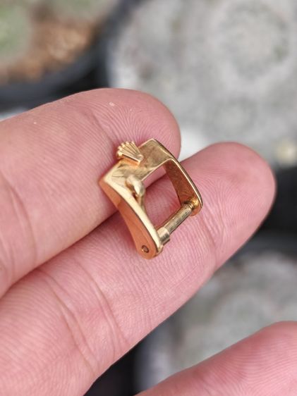 หัวเข็มขัดแท้ Vintage Rolex Buckle 18k ใส่กับสายหนังขนาด 10 มิล ใครหาอยู่จัดไปแบ่งปันครับ รูปที่ 7