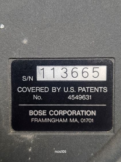 BOSE AM-033C ซับวูฟเฟอร์ทรงกระบอก+ขาตั้งพื้น BOSE Acoustimass SubWoofer SPR โบส รูปที่ 4