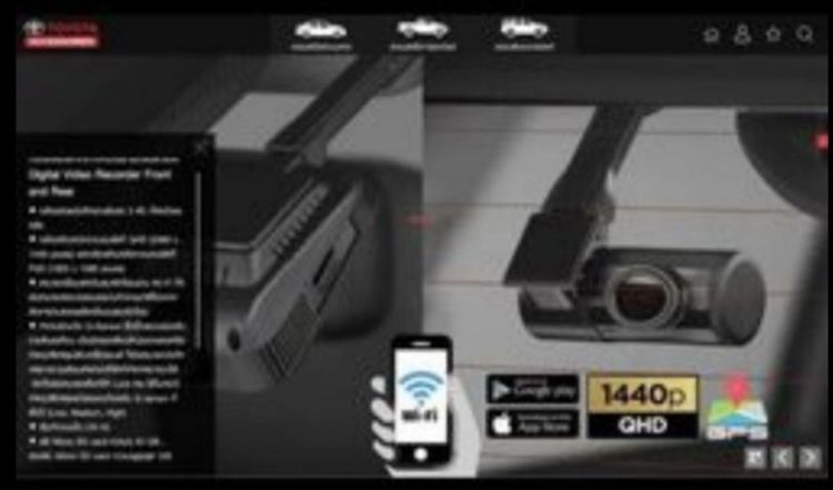 กล้องบันทึกหน้าหลัง โตโยต้า แท้ศูนย์ รูปที่ 2