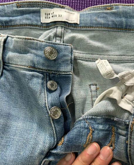 ❌หมด❌🌈👖กางเกงยีนส์ ZARA MAN (ซาร่า) แท้💯 Made in Egypt 👉แบรนด์ดัง💯🌈 รูปที่ 9