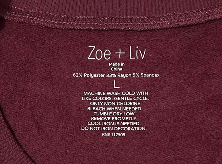 🌈 เสื้อกันหนาว เสื้อแขนยาว 👉 แบรนด์ Zoe + Liv แท้💯🌈 รูปที่ 7