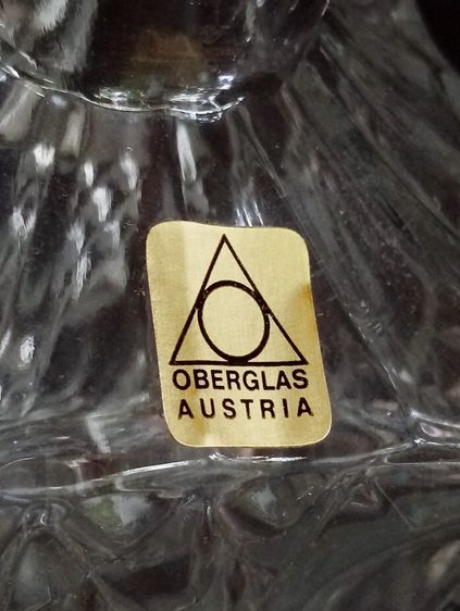 สำหรับท่านนักสะสม OBERGLAS AUSTRIA ขวดแก้วคริสตัล รูปที่ 2