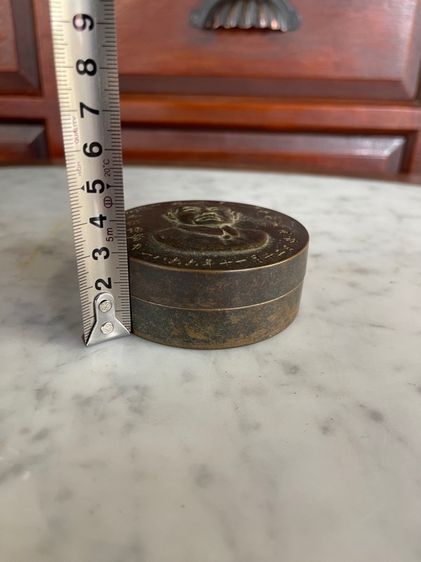 ตลับ ทองเหลือง เจียงไคเช็ค สะสม รูปที่ 10