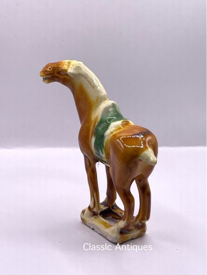 รูปปั้น ม้า ดินเผาเคลือบสะสม รูปที่ 4