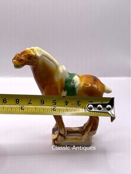 รูปปั้น ม้า ดินเผาเคลือบสะสม รูปที่ 6