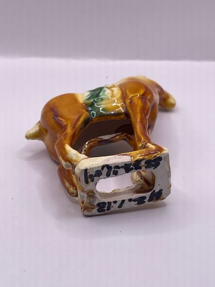 รูปปั้น ม้า ดินเผาเคลือบสะสม รูปที่ 8