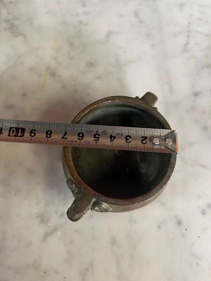 กระถาง หูช้างทองเหลือง สะสม รูปที่ 8