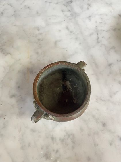 กระถาง หูช้างทองเหลือง สะสม รูปที่ 7