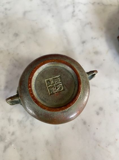 กระถาง หูช้างทองเหลือง สะสม รูปที่ 6